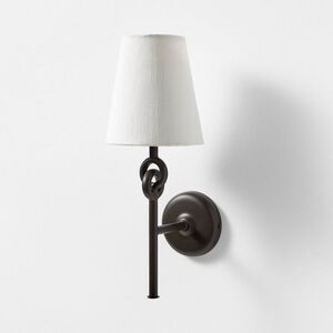 Wall Sconce Metal Ring Black - Threshold designed with Studio McGee